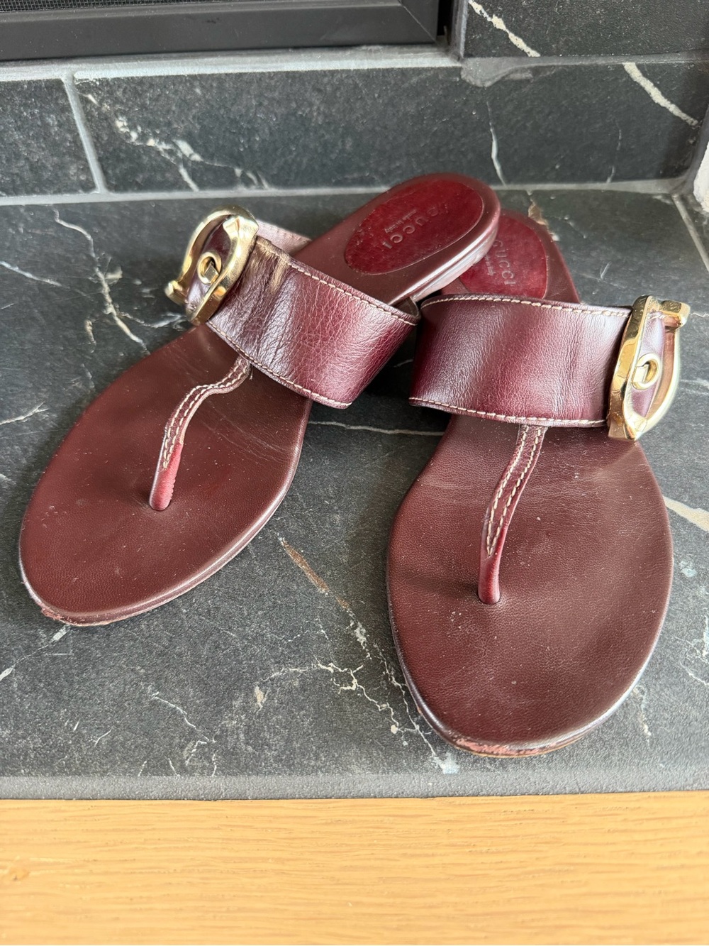 Gucci Horsebit Leather Sandals